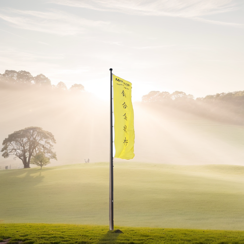 Conic Aluminum Banner Mast with Powder Coating