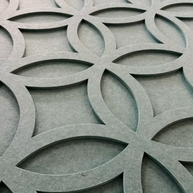 Custom-Size Polyester Fiber Acoustic Panels Soundproof Decor for Hotel Lobbies