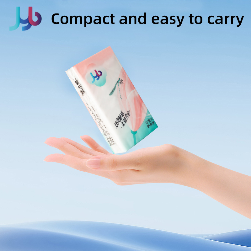 Small Packet of Facial Tissues, Portable, Can Be Carried Around, for One-Time Cleaning