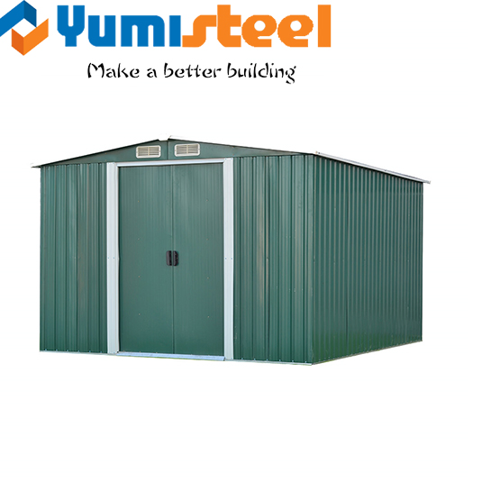 Wholesale Movable Outdoor Storage Metal Shed Garden Tool House for Sale