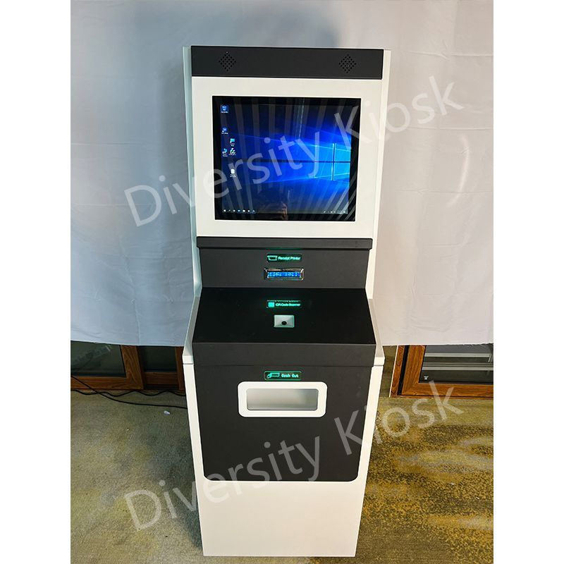 Top Quality China Supply ID Card Reader Touch Screen ATM Bank Card Withdraw Self Service Solution Visa Master Credit Transaction