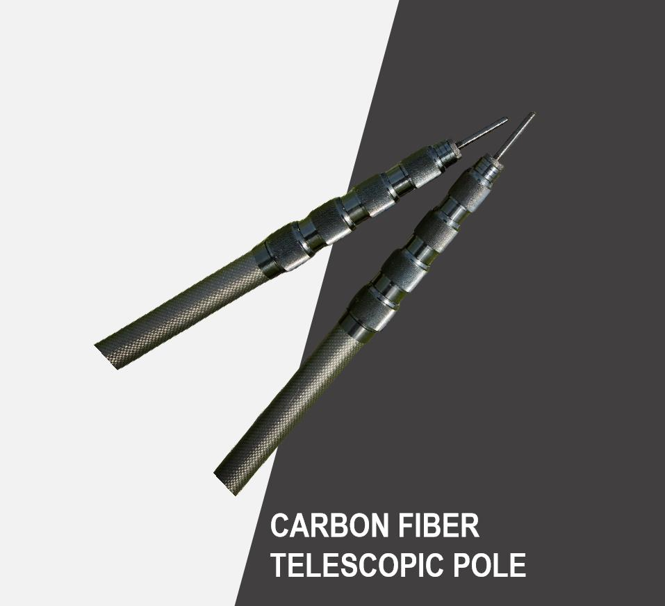 Carbon Fiber Telescopic Pole with High Performance for Customized Gethering