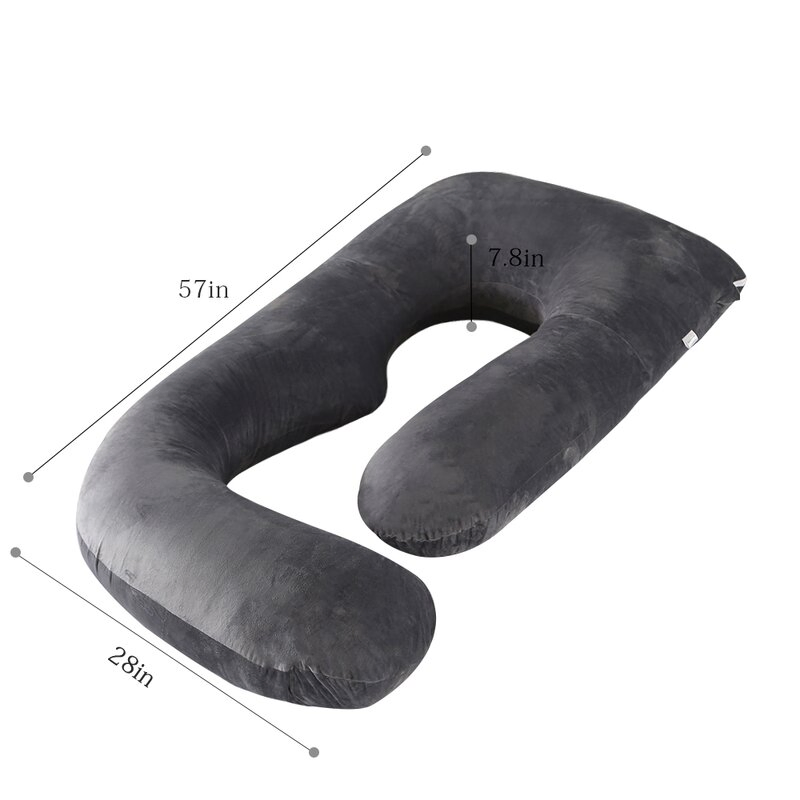 COMFLIVE Cotton Body Medium Support Pillow Nursing Pillow
