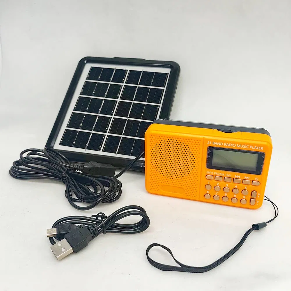 Портативная солнечная панель и радио AM/FM