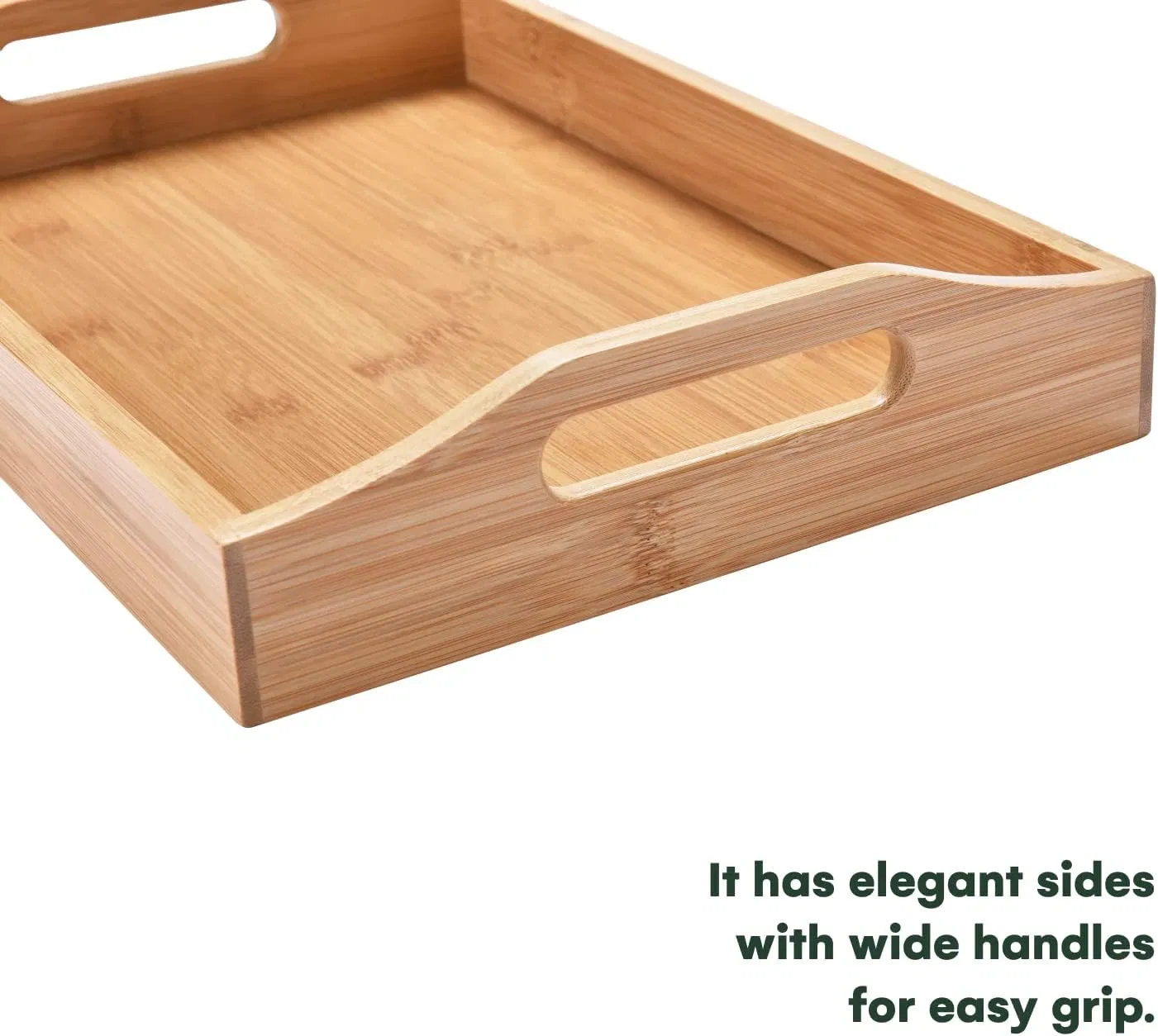 Бамбуковый поднос для закусок, 3 предмета