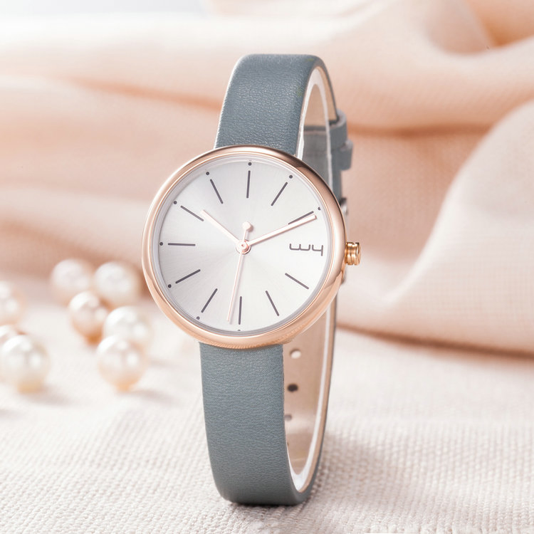 Classic Watch Customize Service Leather Strap Watch (Wy-126E)