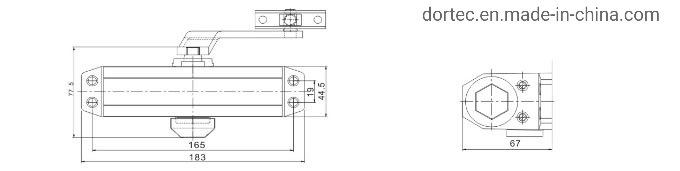 Hydraulic Industrial Commercial Door Closers Manufacture in China