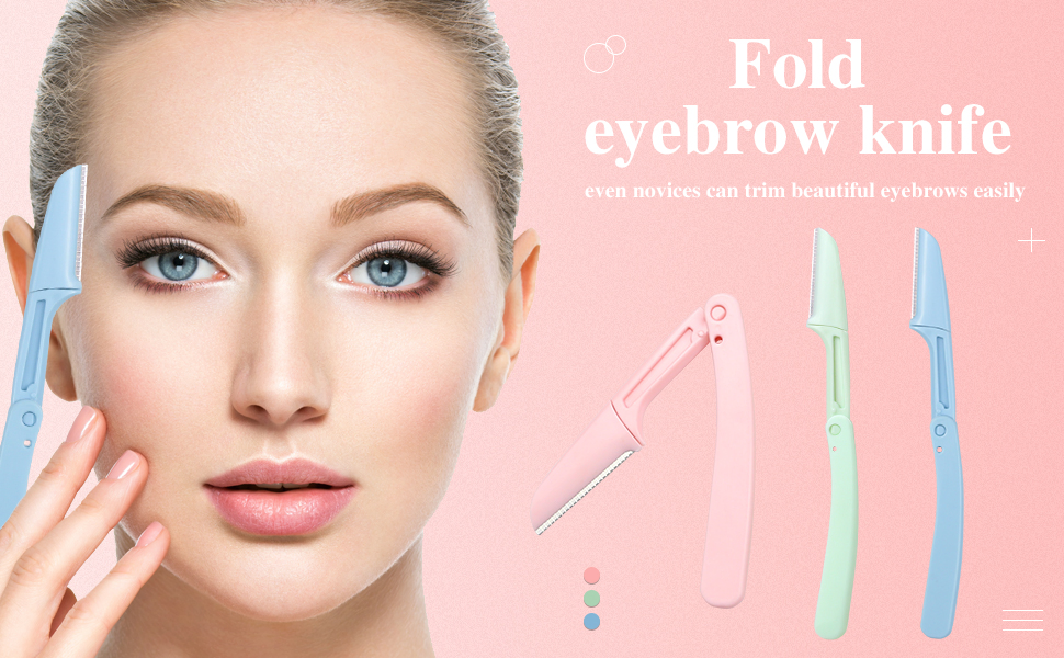 Premium Women's Razor Kit for Flawless Makeup and Eyebrow Grooming