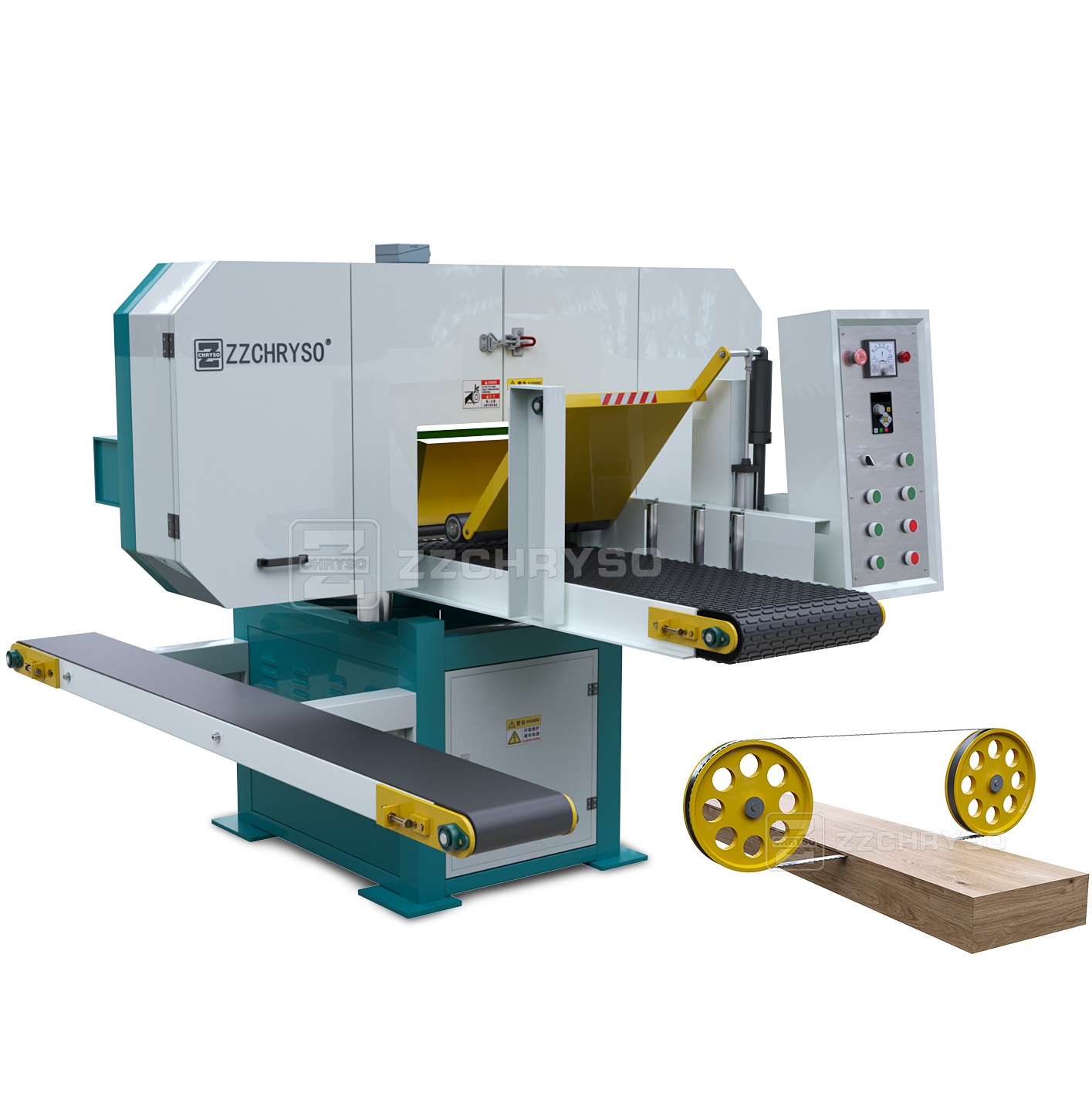 Станок ленточнопильный горизонтальный промышленный по металлу