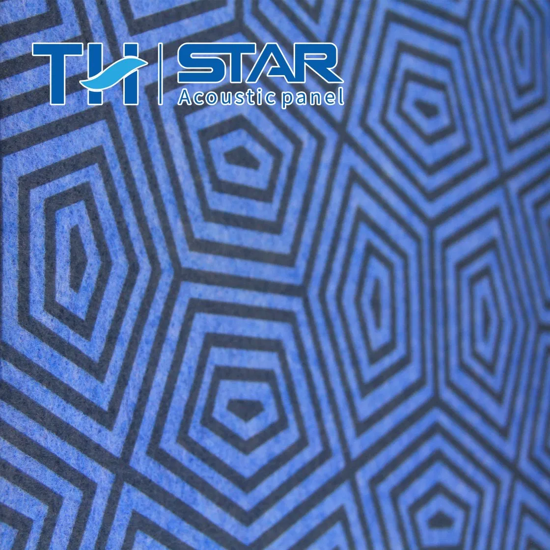 Customized Pattern Decorative UV Wall Panel Pet Fiber Fier Retardant Acoustic Print Board