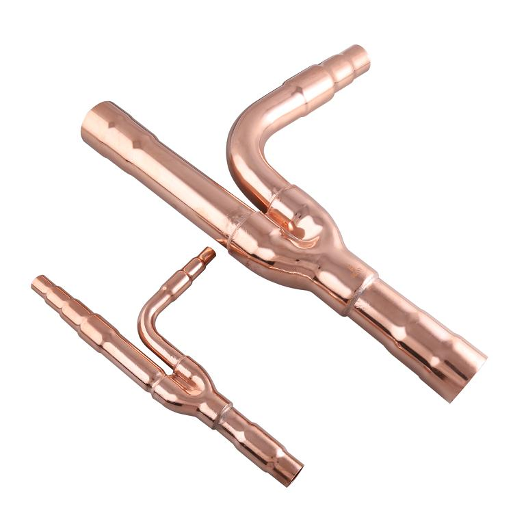 Hailiang Air Conditioning Accessories Special Customized Copper Branch Pipe Refnet Joint
