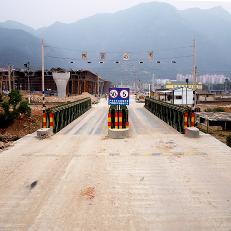 Top Notch Quick Assembly Flexible Bailey Steel Bridge Modern Design