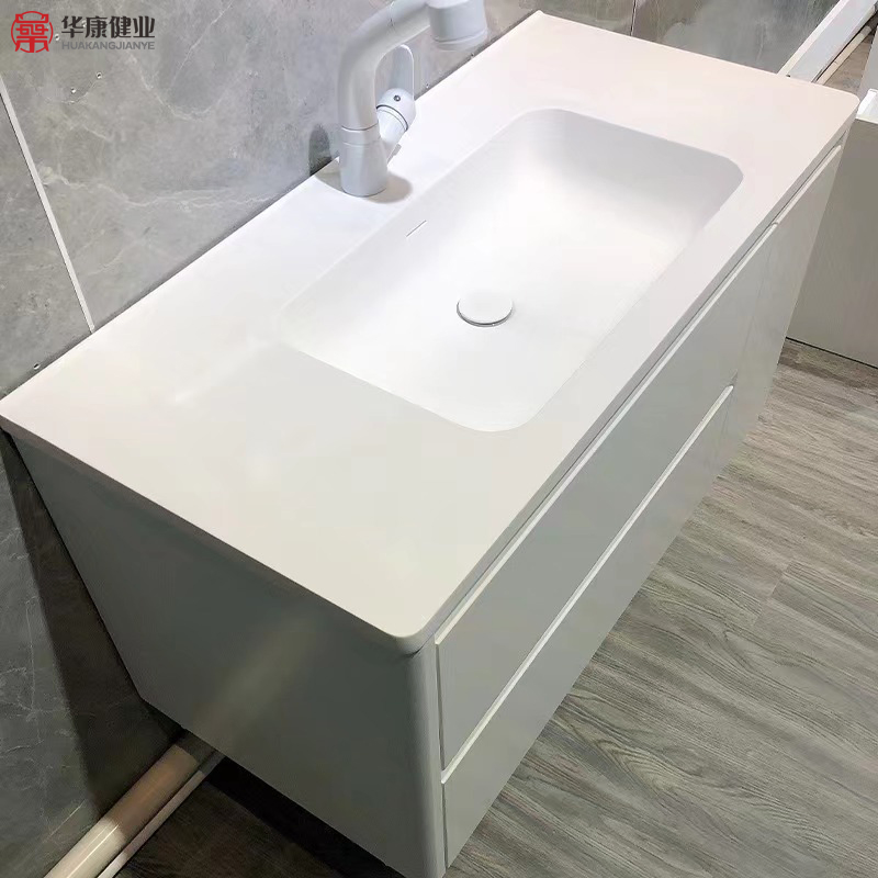 Hospital Acrylic Solid Surface Sink Surgial Hand Washing Basin Scrub Sink Artifical Stone Sink