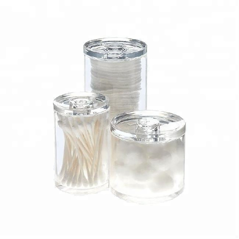 Прозрачный контейнер для ватных палочек