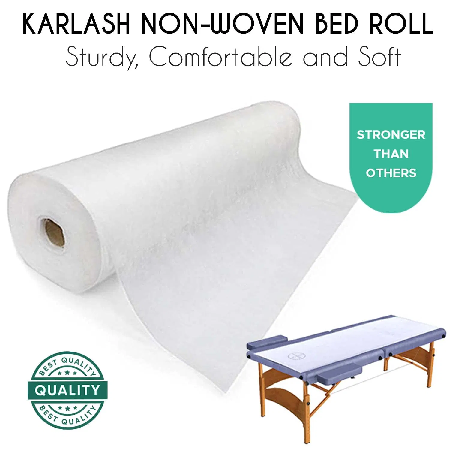 Disposable Table Sheets Non Woven 30 G/M2 with Face Hole Absorbent Comfortable Thick and Durable Bed Sheet