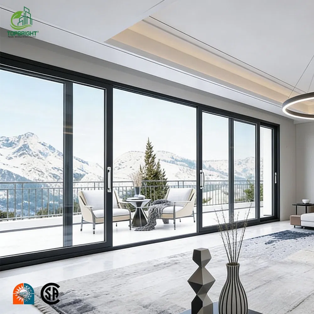 Slat Sliding Door, Sliding Glass Door with Decorative Grills