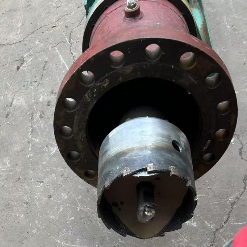 6'' Low Pressure Hot Tapping Machine Parts Tipped Cutters Hole Saw Cutter