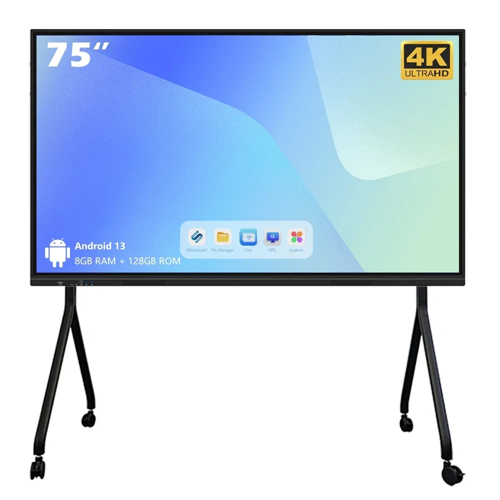 Low Power Consumption Long Battery Life Herringbone Bracket All-in-One Interactive Smart Board
