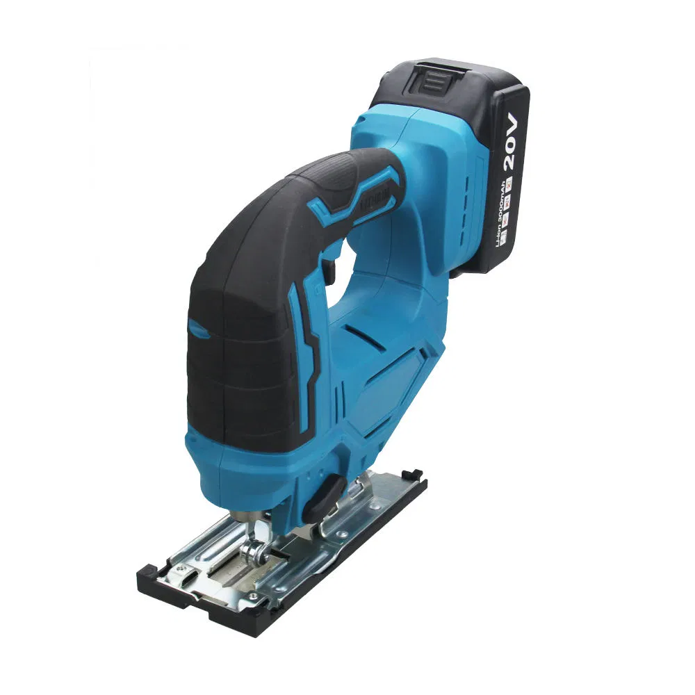 21V 65mm Cordless Jigsaw Electric Battery Operated Jig Saw Rechargeable Adjustable Woodworking Power Tool for M Akita 18V Batter