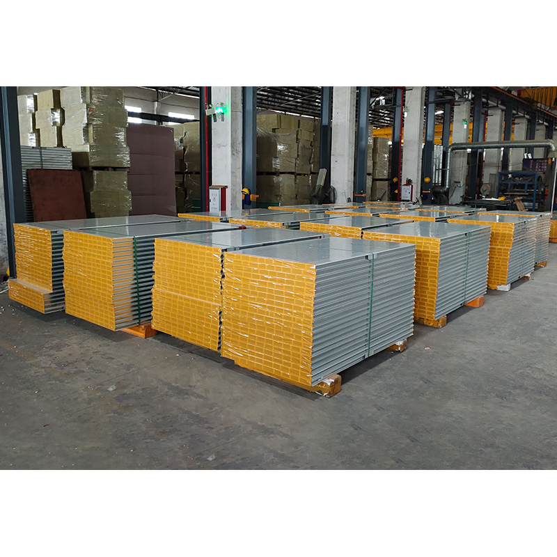 Factory Direct Sales of Hollow Glass Magnesium Ceiling Wall Board Color Steel Sandwich Panels Can Be Customized Professional Production