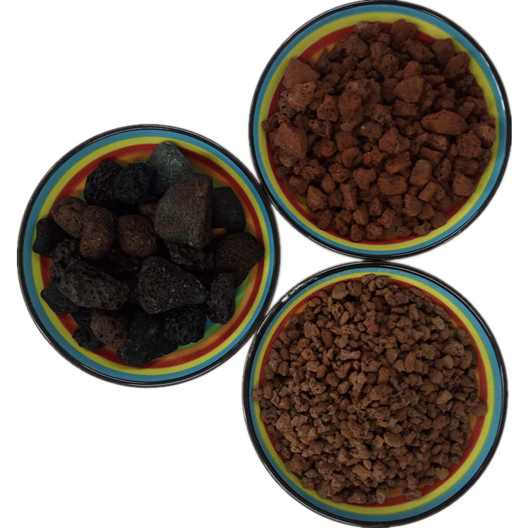 Natural Red Lava Rock for Building Material Black Volcanic Stones Pumice for Floor Tile