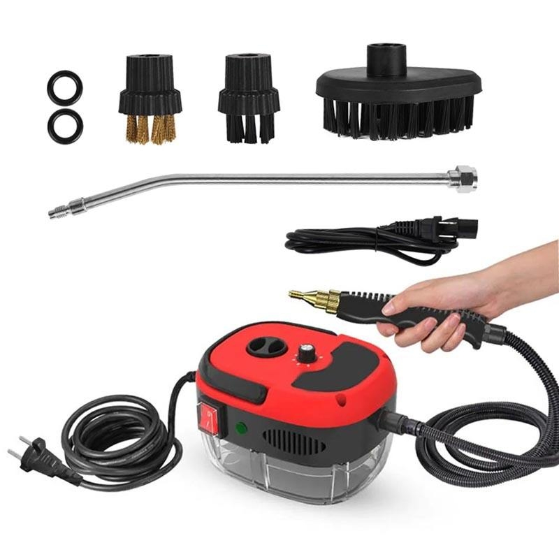 2500W Portable Steam Cleaner High Temperature Pressurized Steam Cleaning Machine Tankless and Heavy Duty Steamer for Kitchen