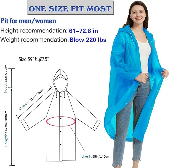 Disposable Portable Compression Raincoat