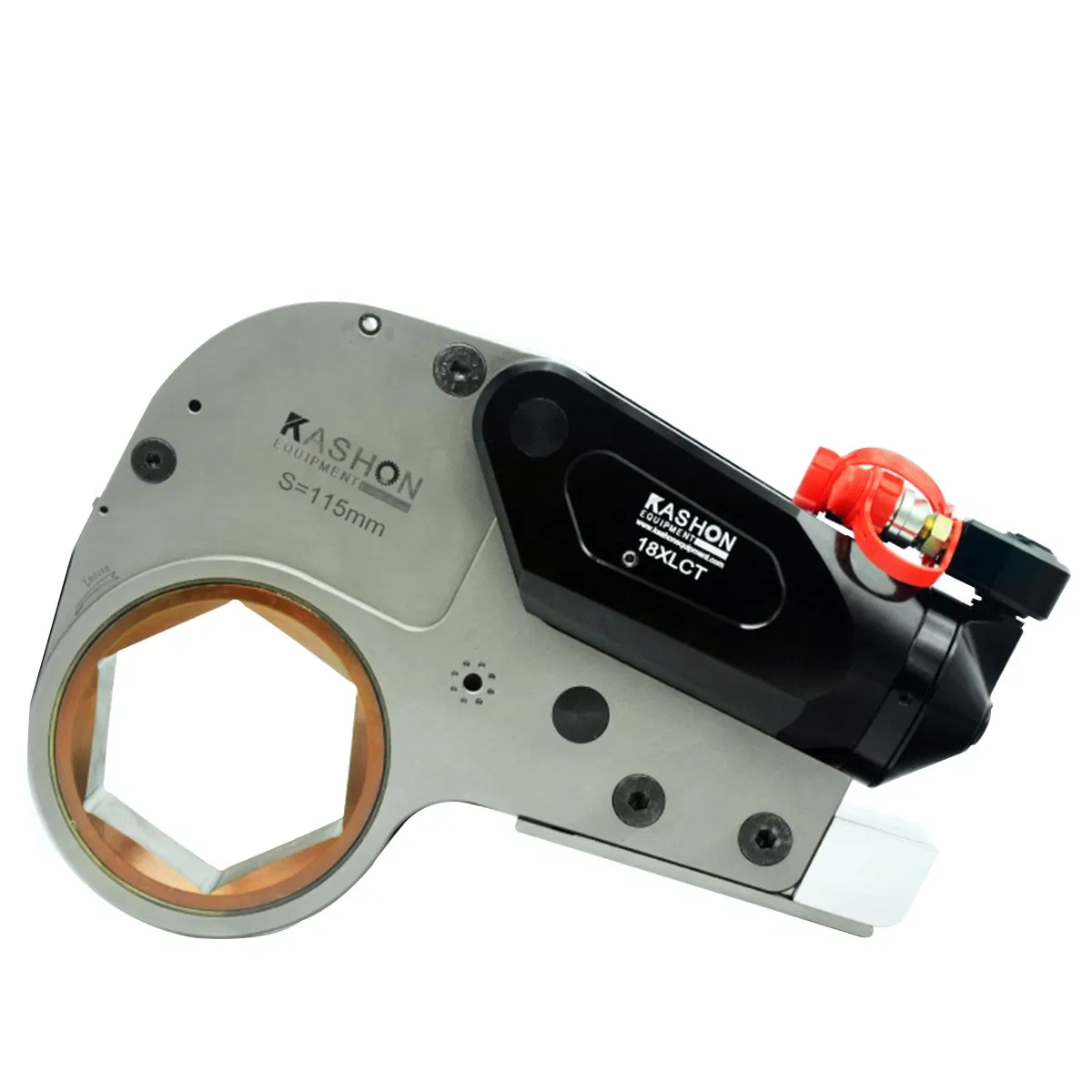 Kashon 18xlct 2247-22899nm High Strength Hollow Hydraulic Torque Bolt Wrench Low Profile Hydraulic Torque Wrench