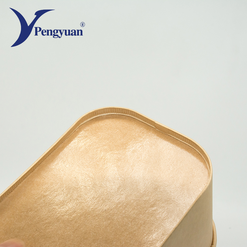 Kraft Paper Salad Bowl Disposable Biodegradable Takeaway Food Bowl