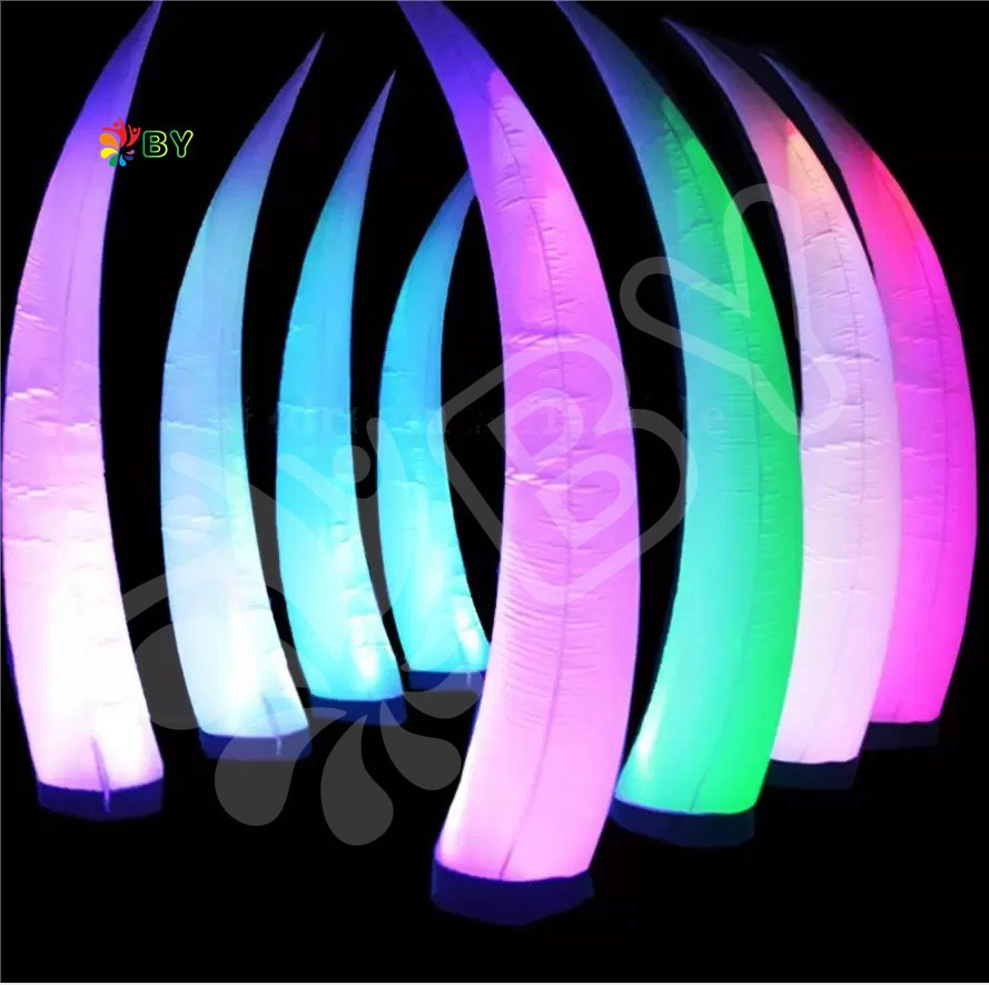 Roman Road/Street LED Inflatable Column, Inflatable Light Cone, Inflatable LED Pillar for Sale