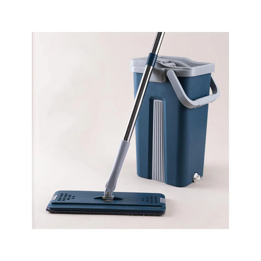 Умная швабра с отжимом и ведром для уборки