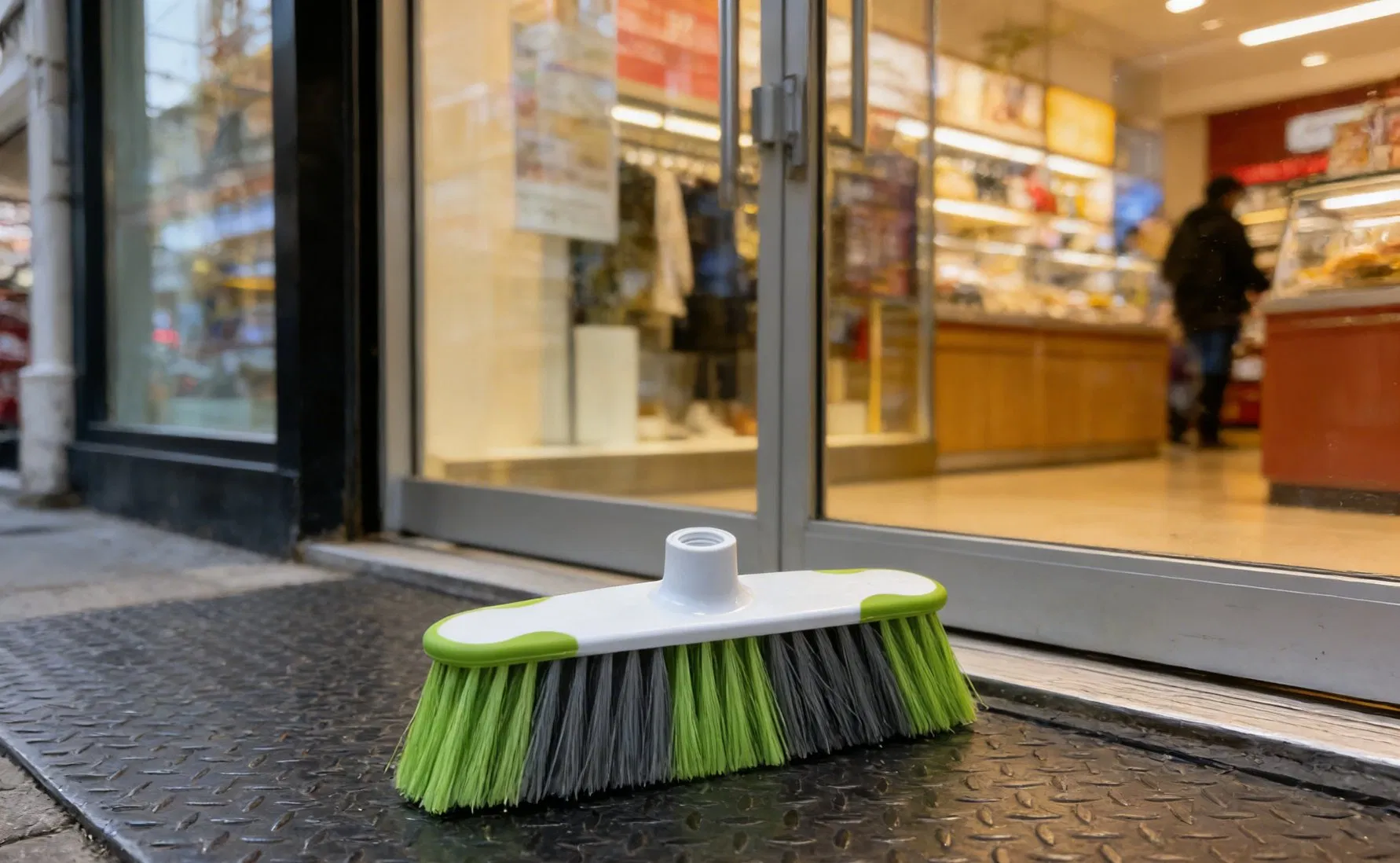 Factory Direct Broom Head with Mixed Color Bristles for Global Wholesalers