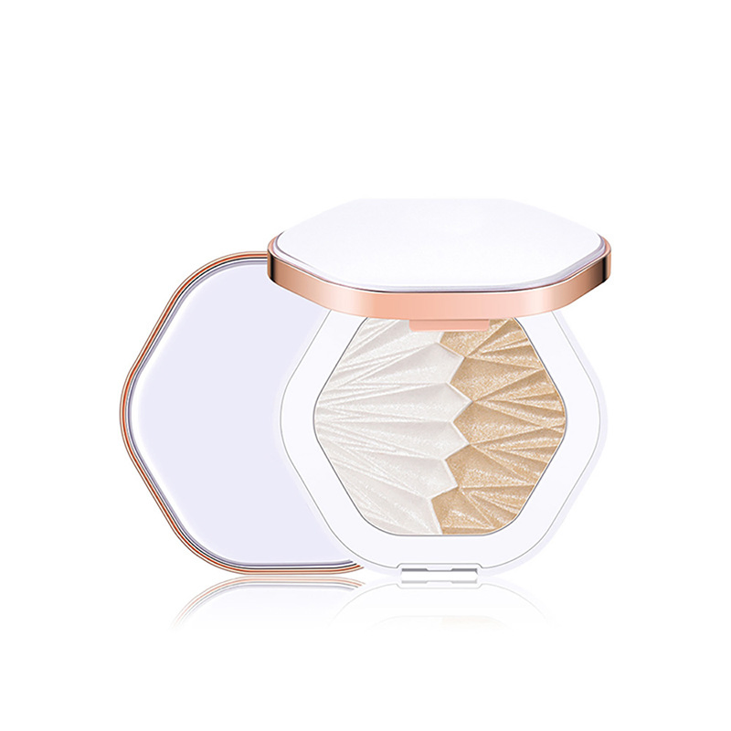 OEM Customized Brightening Pressed Powder Glitter Pearlescent Brightening Concealer Blush Powder