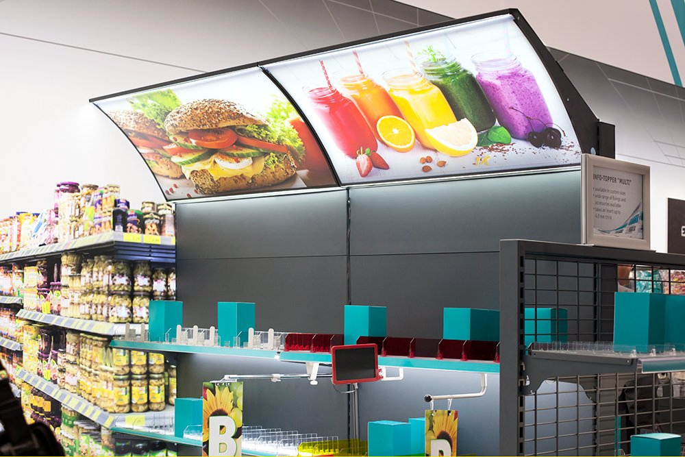 Shelf Management & Optimisation Divider System "Perfekta" Stock Pusher II, 435mm