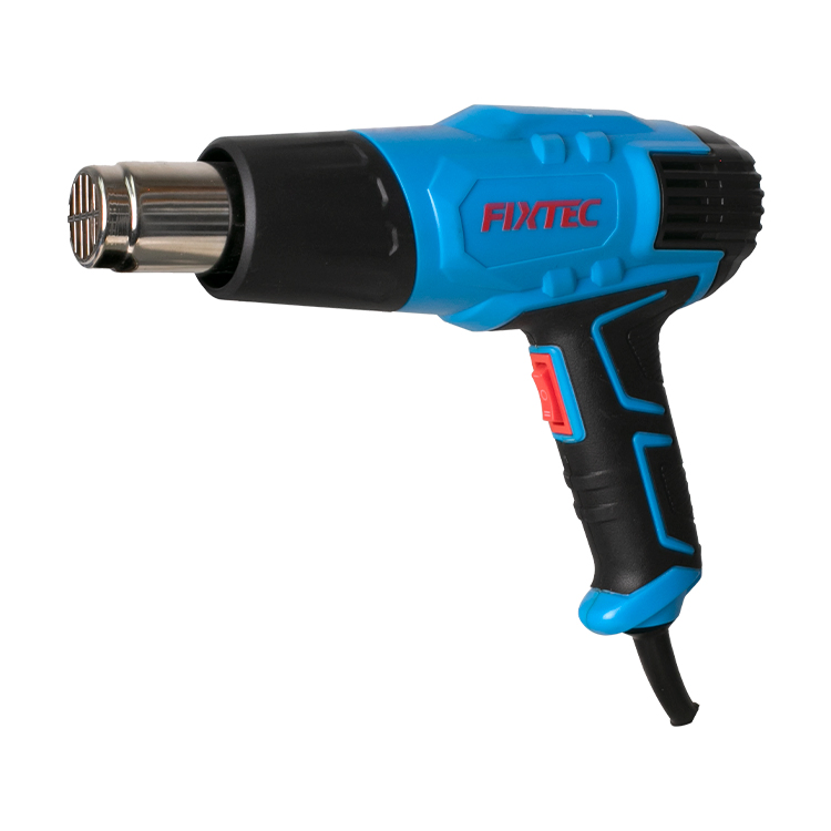 Fixtec Digital LCD Display Handheld 60-600º C 2000W Electric Hot Air Heat Gun with Nozzle