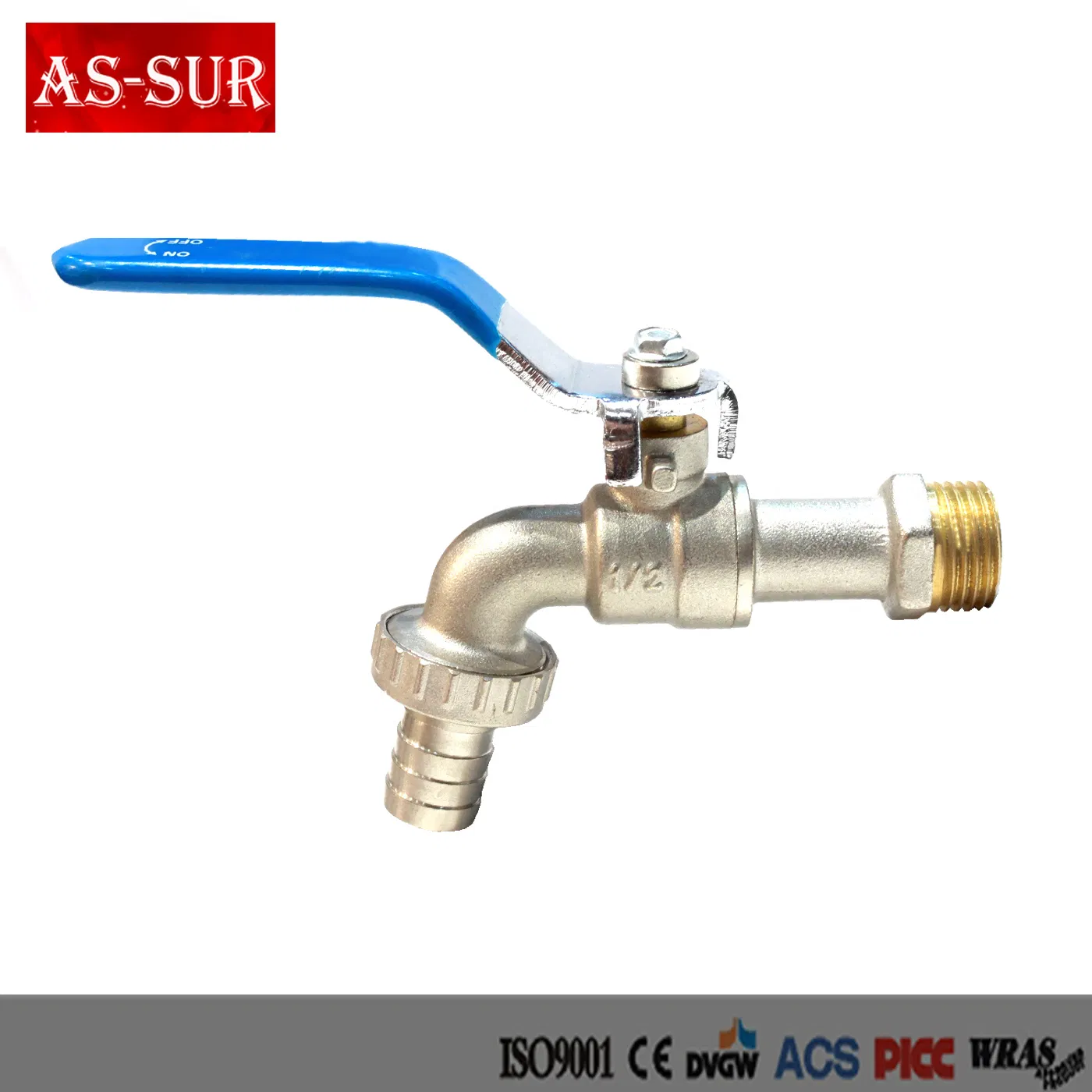 1/2 Dn15 Brass Bibcock Tap Valve Bibcock as-Bb003