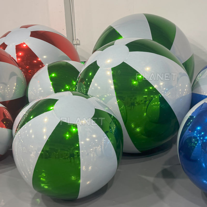 Giant Durable PVC colorful Inflatable Mirror Ball for Party Decoration