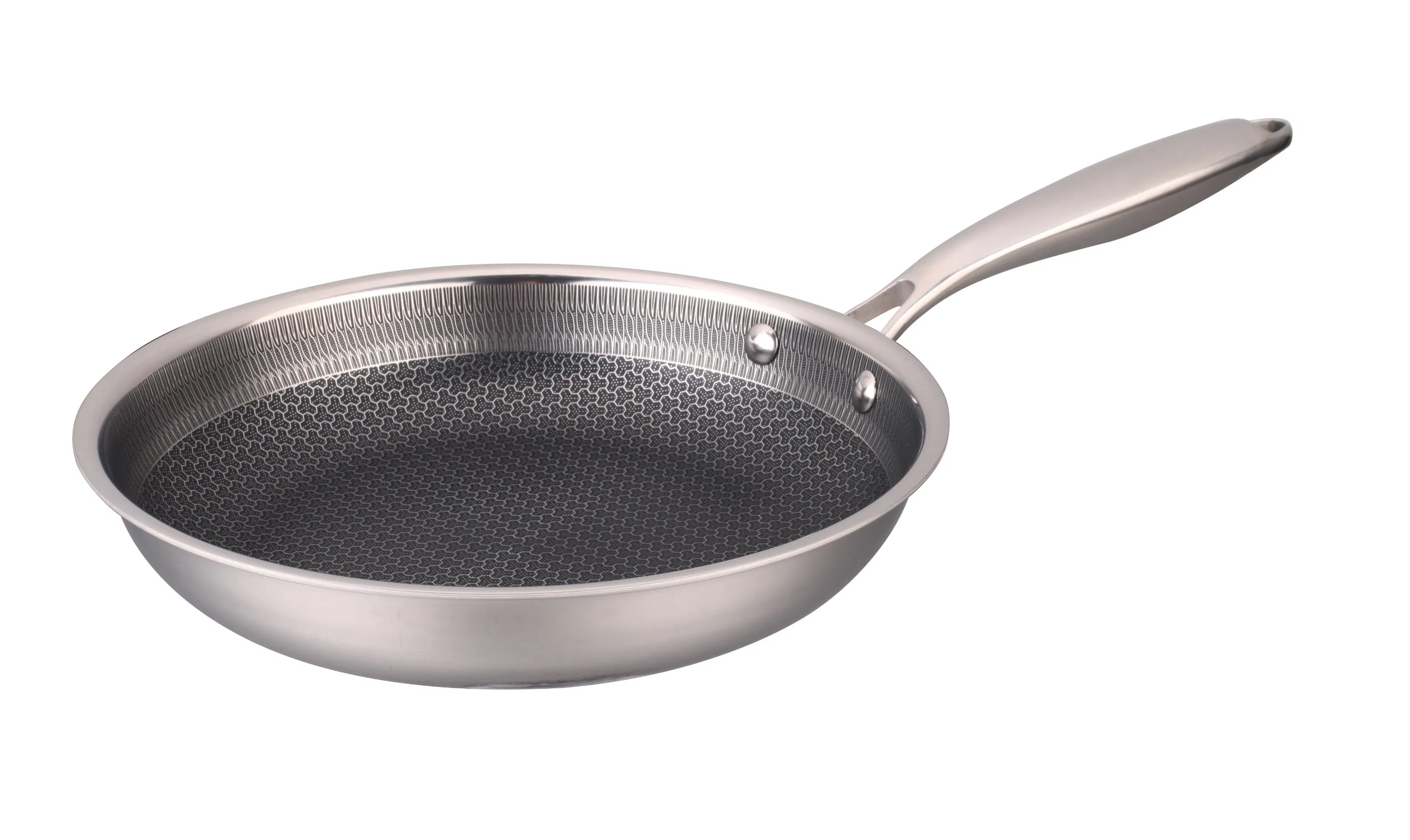 2026 New Ss Tri-Ply Non-Stick Frying Pan Kitchen Ware