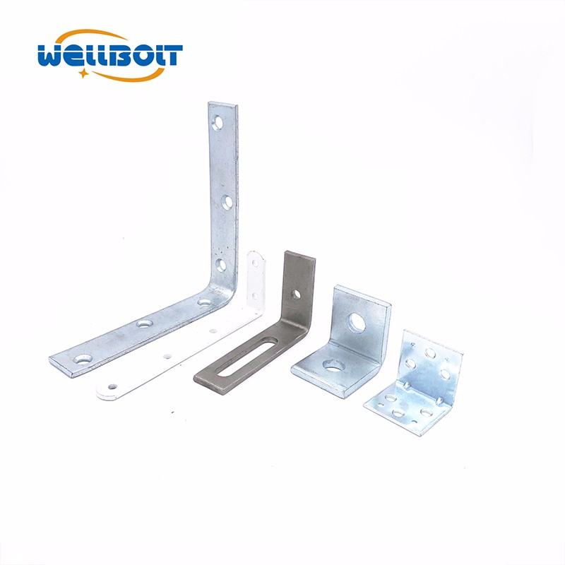 Zinc Plated Bent Construction Brackets (3X3")