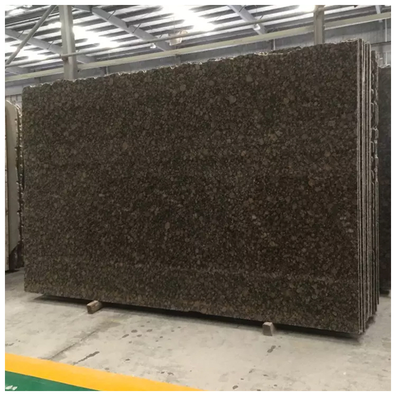 Filand Dark Brown Stone Polished Baltic Brown Granite Slabs