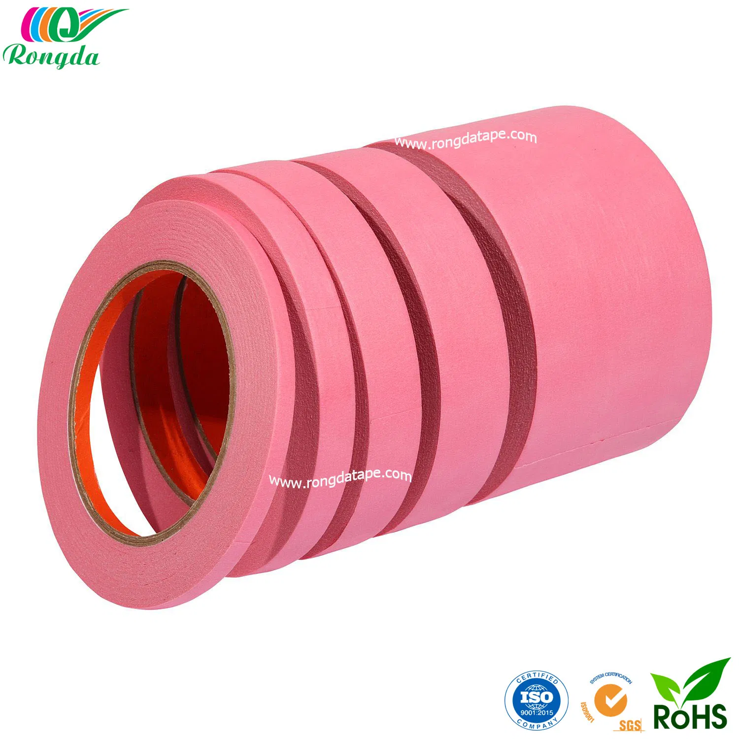 Pink Painter's Tape Decorative Masking Tape for Painting, Labeling, DIY Crafting, Decoration and School Projects