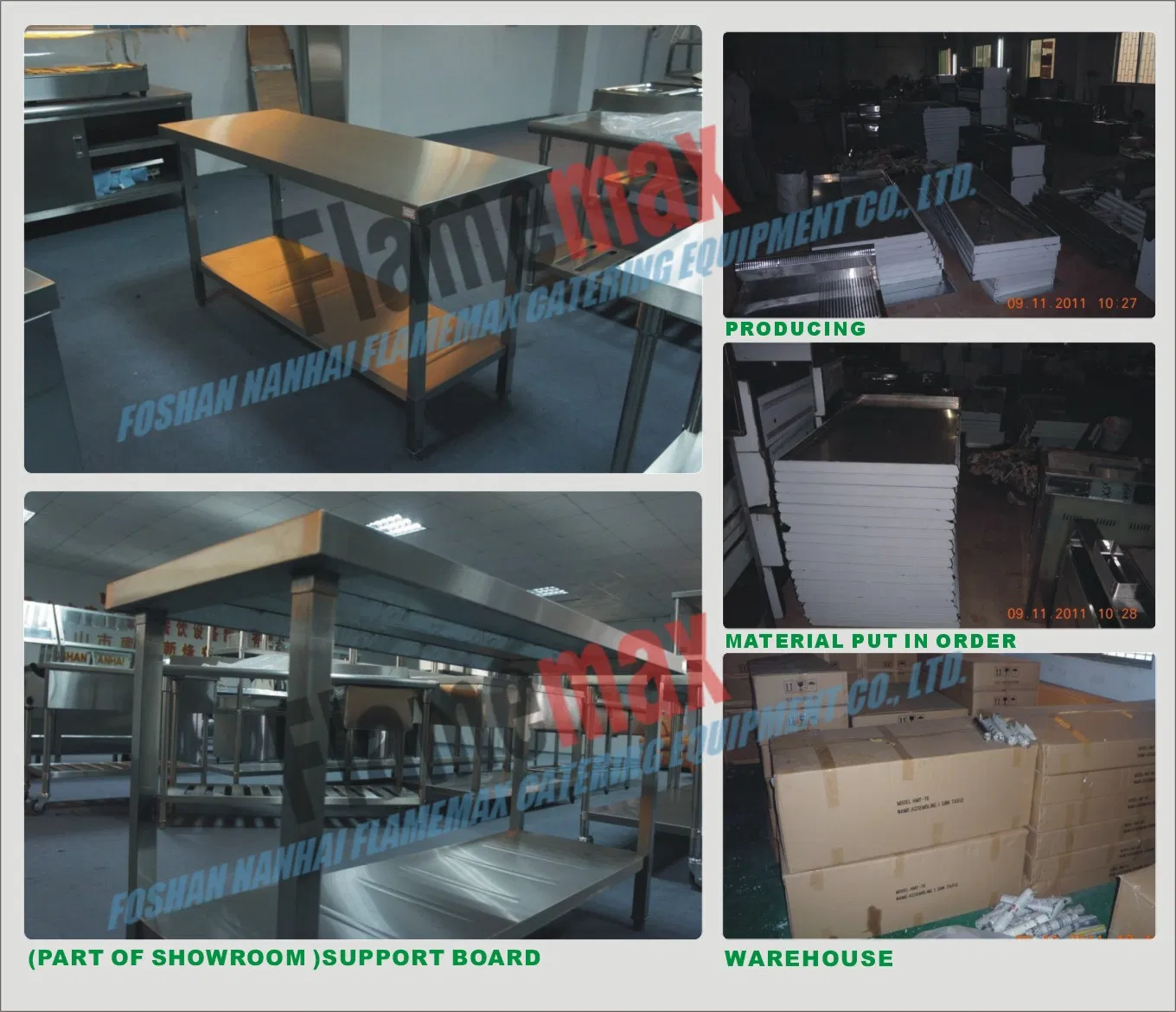 Professional Hwt 7 Series Commercial Kitchen Work Table for Chefs