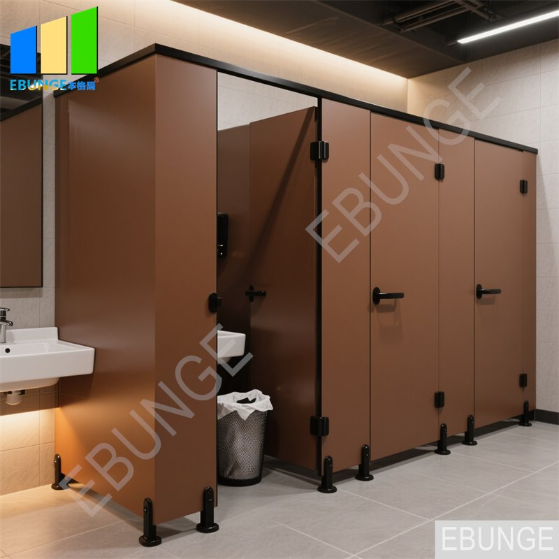 Moisture-Proof HPL Bathroom Cubicle Partitions