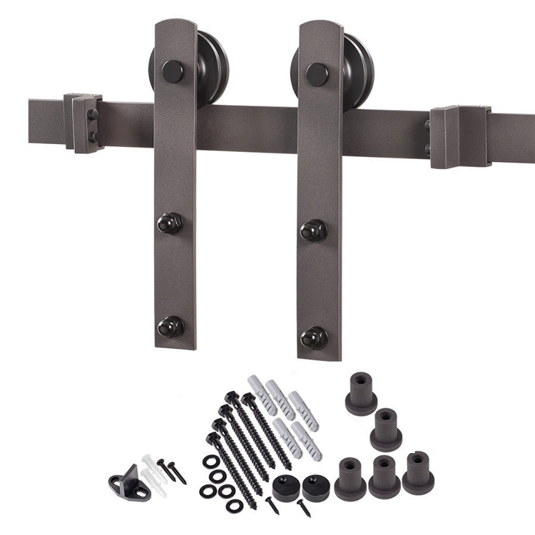 Industrial Grade Sliding Barn Door Hardware Kits Durable Barn Door