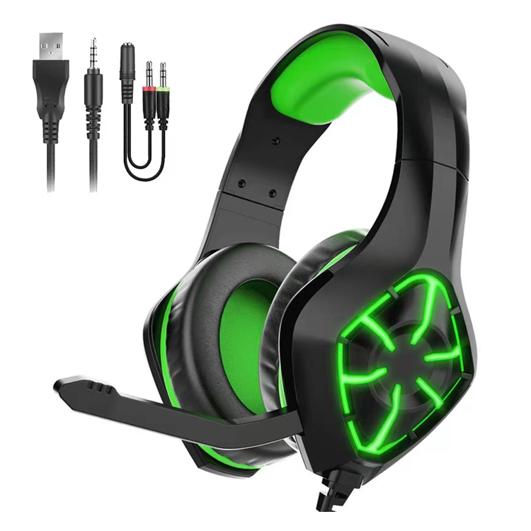 Игровая гарнитура с шумоподавлением 7.1 и RGB-подсветкой