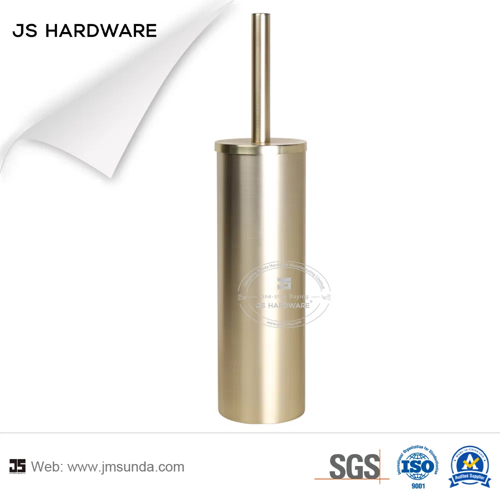 Держатель для туалетного ёршика золотой