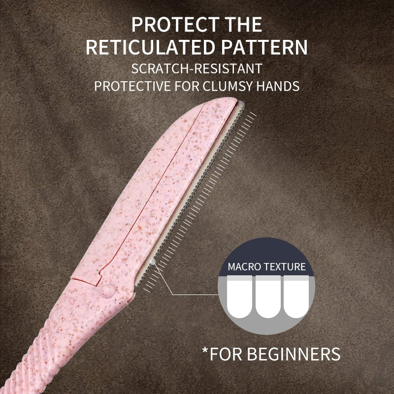 Hot Selling Women Razor Wheat Straw Dermaplaning Women Eyebrow Razor