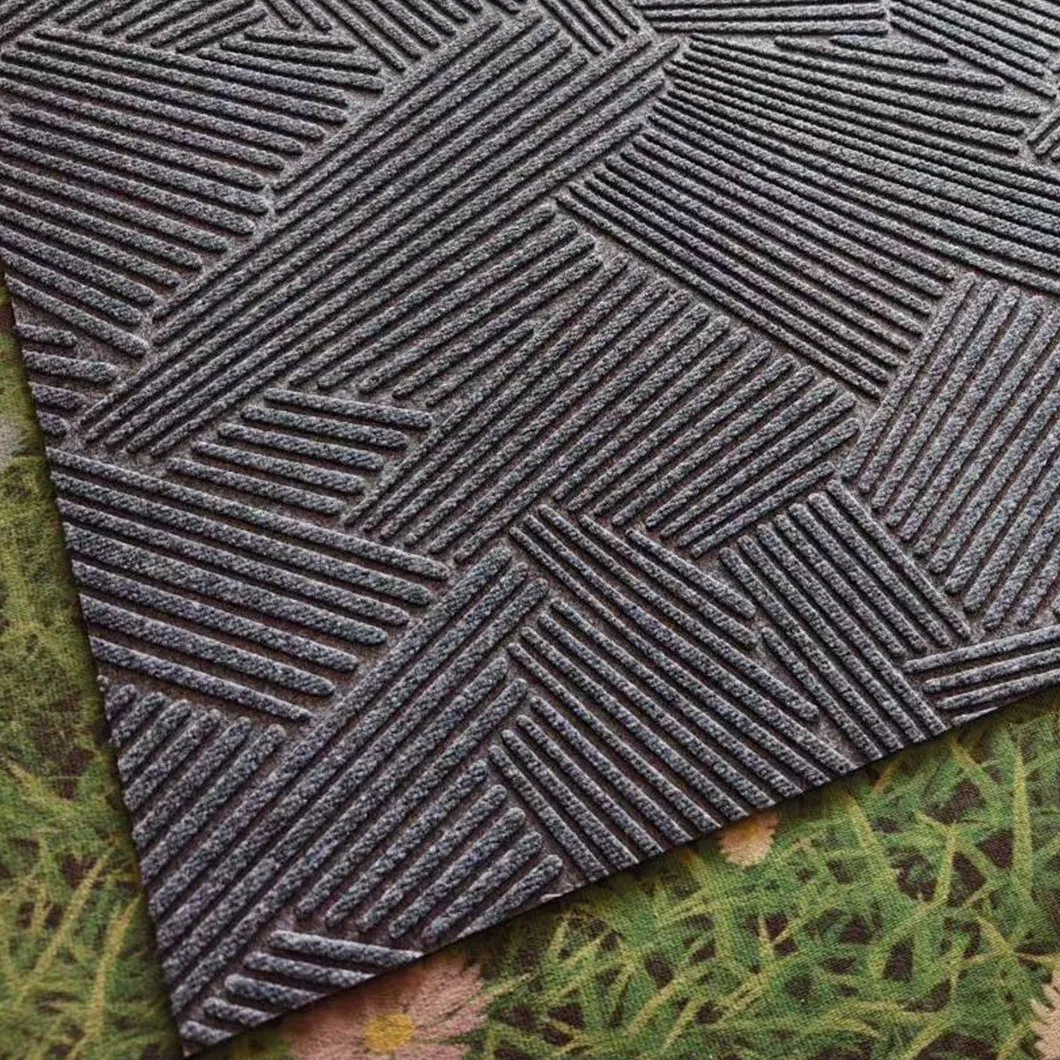 Durable Commercial Embossed Door Mat for Indoor and Outdoor Use
