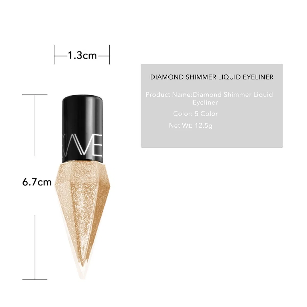 Natural Soft Formula Eyeliner Pencil Easy to Blend for Smokey Eye Looks