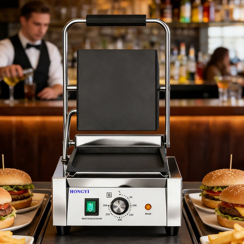 Commercial Panini Grill Non-Stick Plate for Bakery